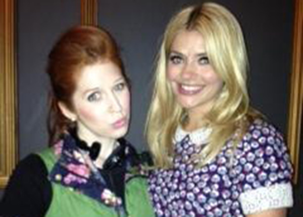 Minty (Hatty Preston) with Holly Willoughby